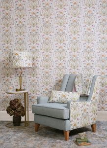 The Chateau Potagerie cream wallpaper