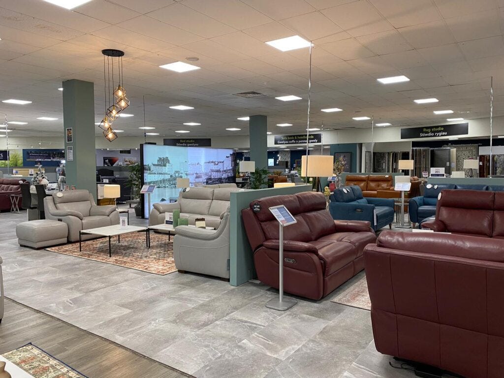 new look furniture floor in cross hands