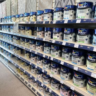 Leekes Bilston Dulux display