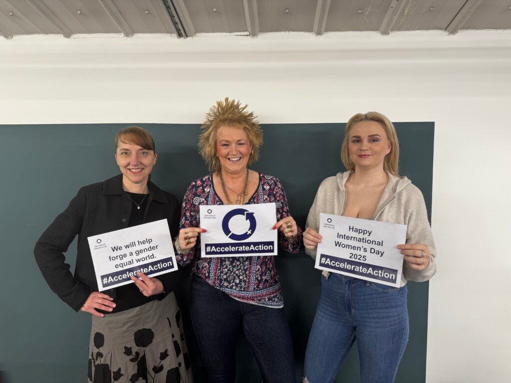 Leekes team celebrating IWD 2025