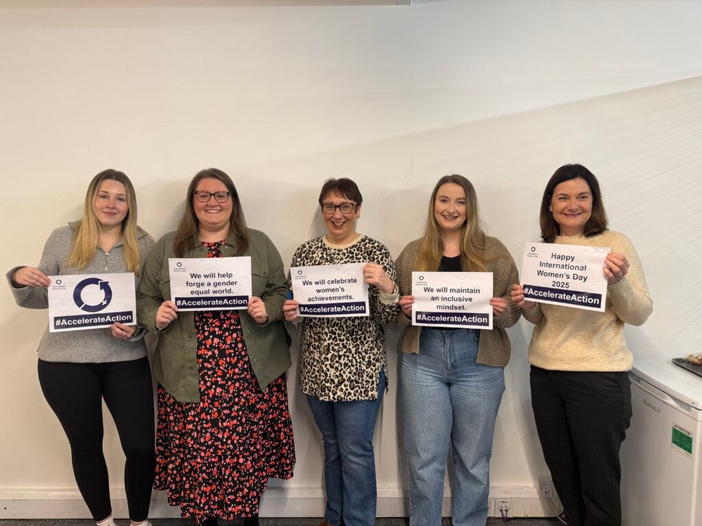 Leekes team supporting international womens day