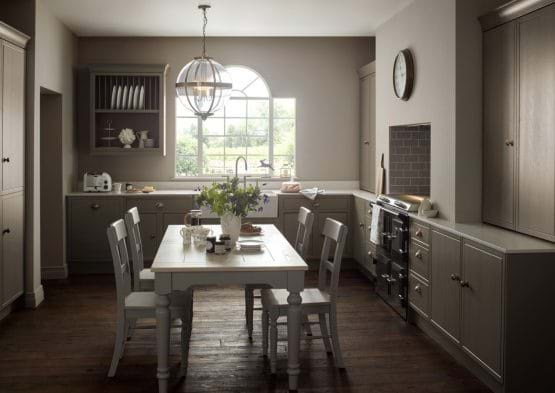 Laura Ashley Harbury kitchen in matt painted finish