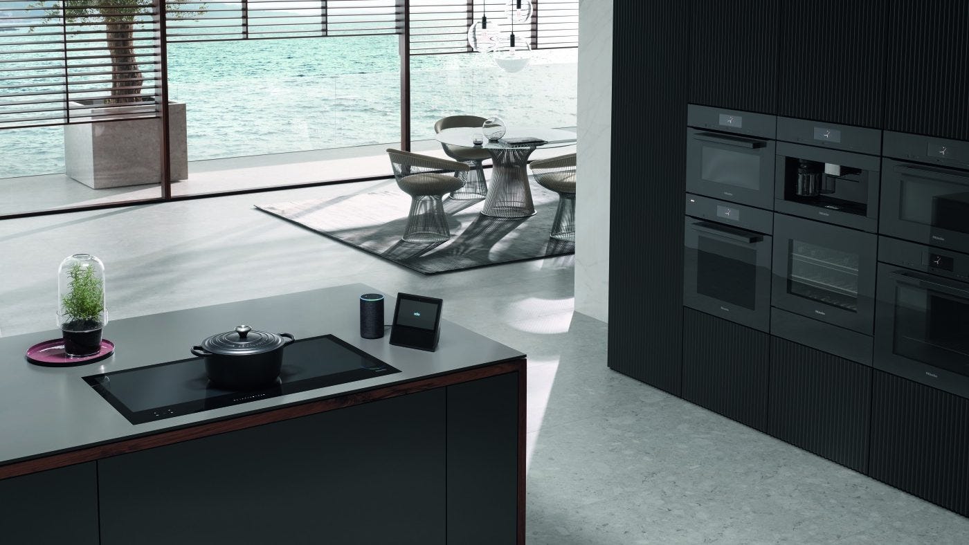 modern kitchen integrated appliance