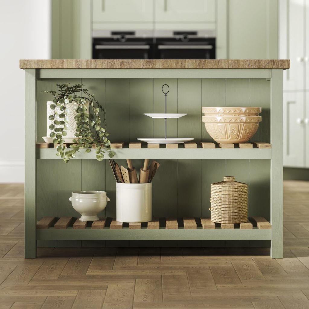 Laura Ashley island shelving