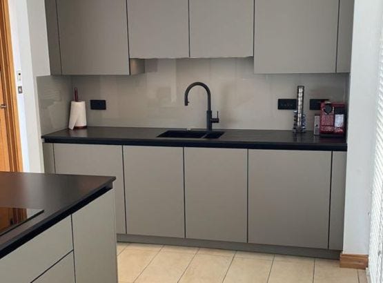 modern dark grey rrotpunkt kitchen sink