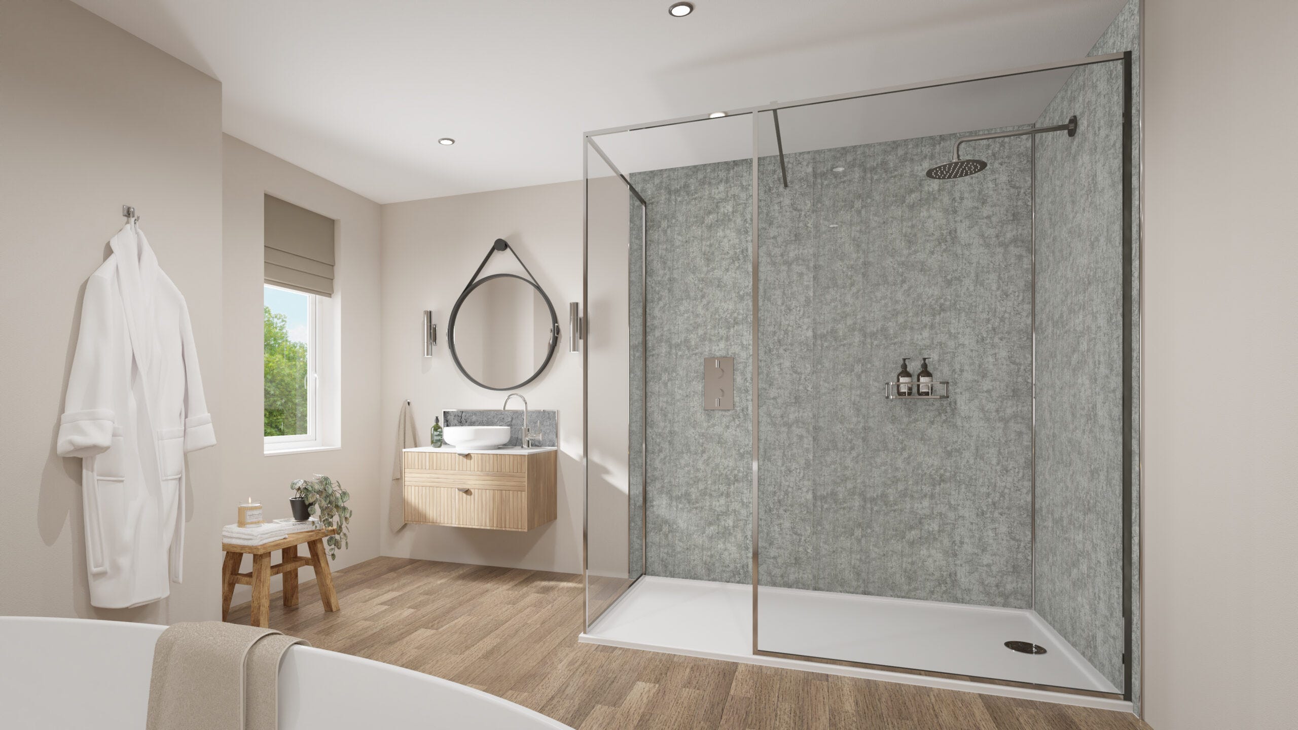 Platinum Stone Chrome Tempesta Splashback scaled