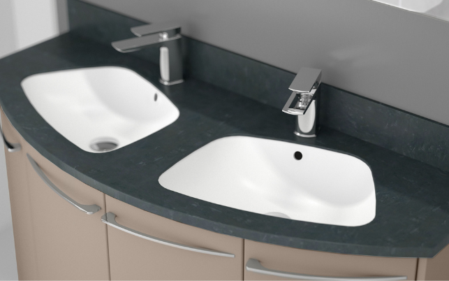 a close-up of a sink