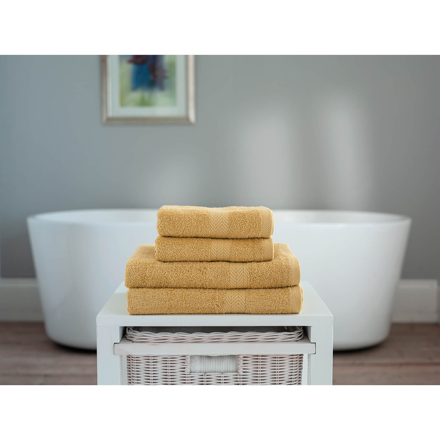 Deyongs Kingston 4 Piece Towel Bale, Saffron at Leekes