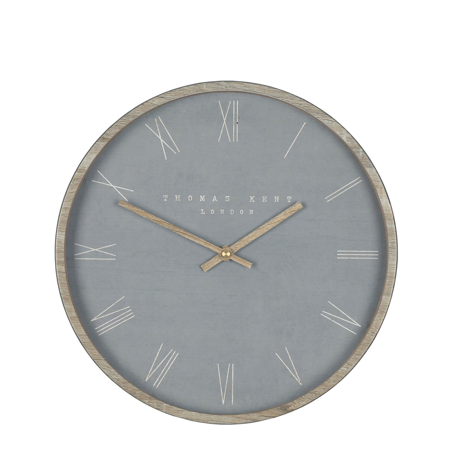 Thomas Kent Nordic Wall Clock, 12", Cement