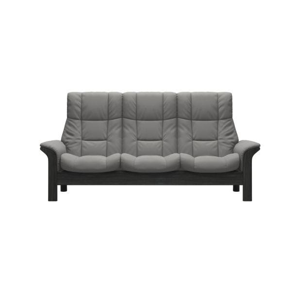 Stressless Windsor High Back 3 Seater Leather Recliner Sofa