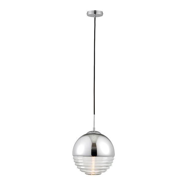 Endon Paloma Ceiling Pendant Light, Chrome