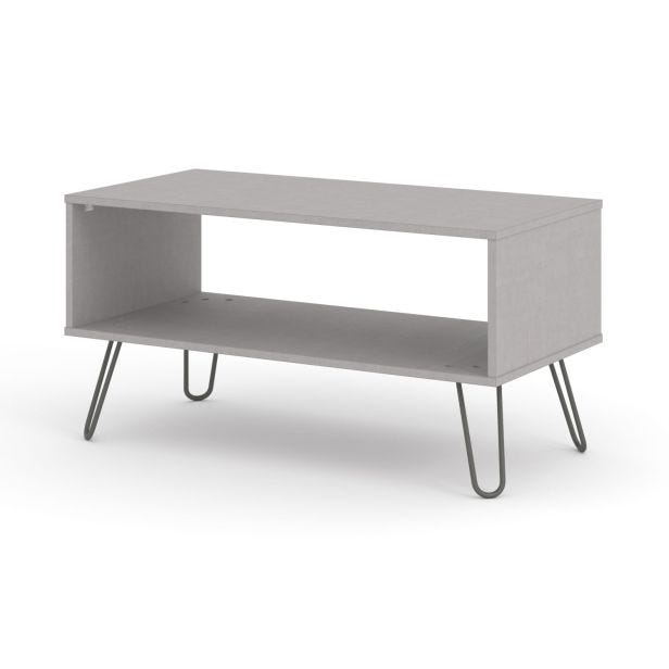 Casa Alden Open Shelf Coffee Table, Grey