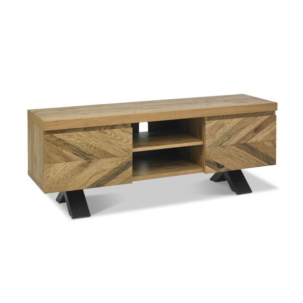 Casa Eclipse TV Stand, Rustic Oak