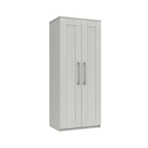 Casa Madrid 2 Door Wardrobe, Grey