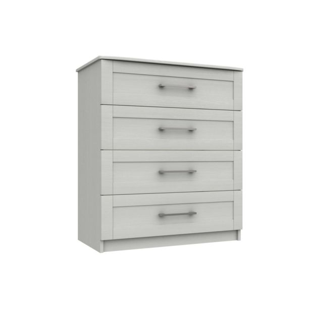 Casa Madrid 4 Drawer Chest, Grey