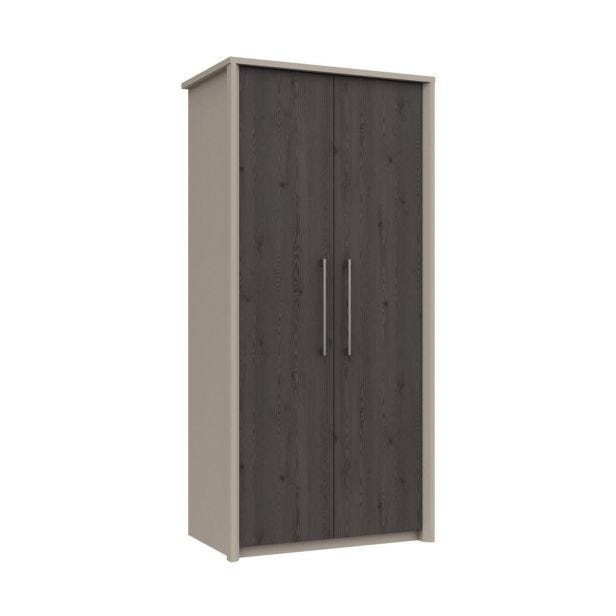 Casa Lyon 2 Door Wardrobe, Anthracite