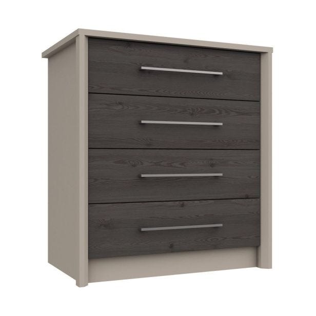 Casa Lyon 4 Drawer Chest, Anthracite