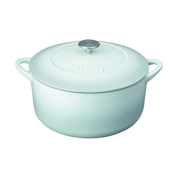 Denby Cast Iron Casserole, Natural Canvas, 28cm