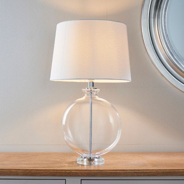 Endon Gideon Table Lamp, White