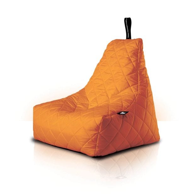Extreme Lounging Mighty B-Bag Quilted Beanbag, Orange