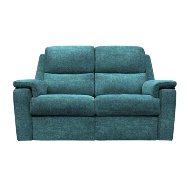 G Plan Harper 2 Seater Fabric Power Recliner Sofa, Mamas Ocean