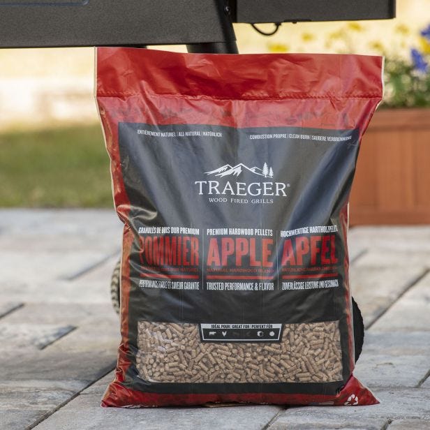 Traeger Apple Barbeque Pellets, 9kg