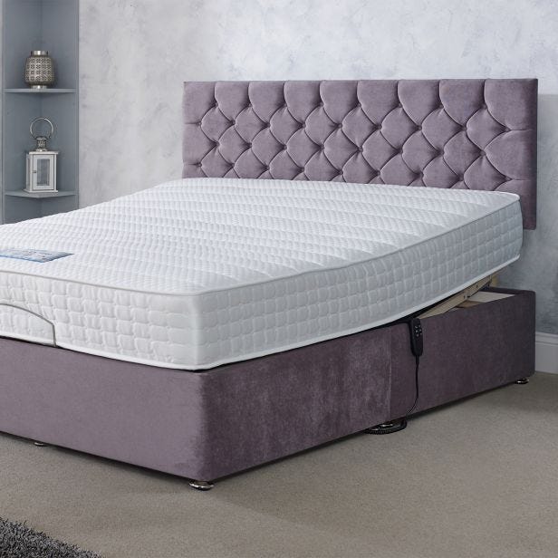 Casa Gel Flex 1000 Adjustable Divan Bed Set, Super King