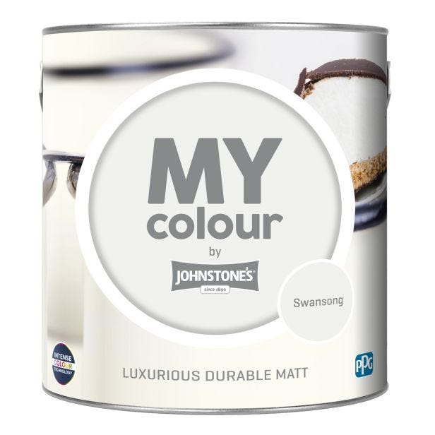 Johnstone's My Colour Durable Matt Emulsion, 2.5L, Swansong