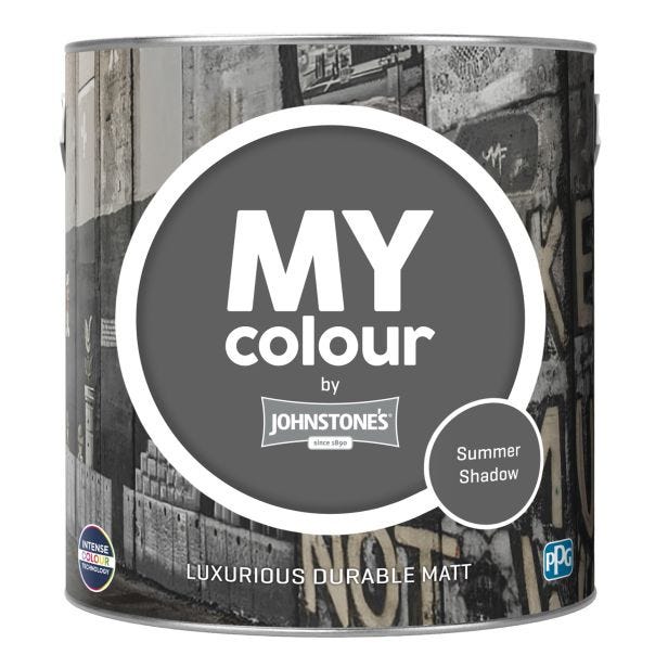 Johnstone's My Colour Durable Matt Emulsion, 2.5L, Summer Shadow