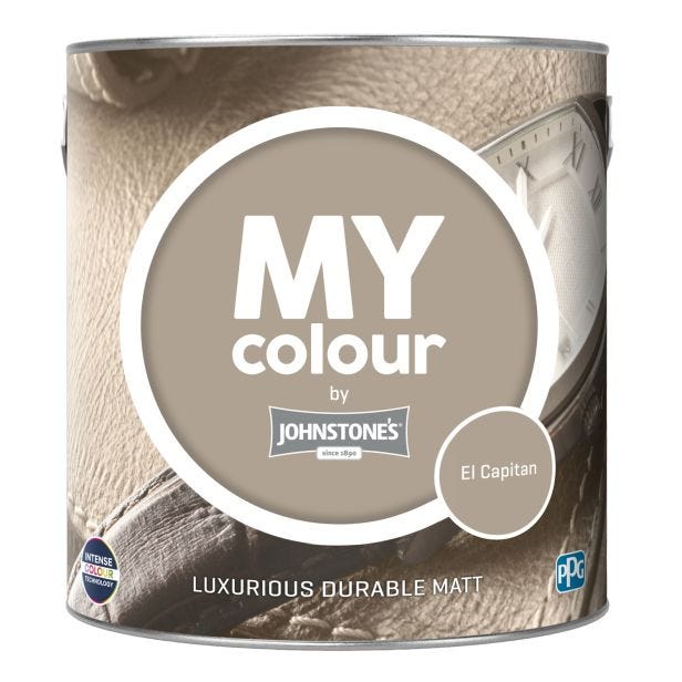 Johnstone's My Colour Durable Matt Emulsion, 2.5L, El Capitan