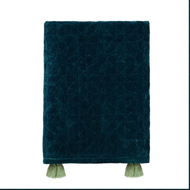 Morris & Co Honeysuckle & Tulip Throw, Saffron