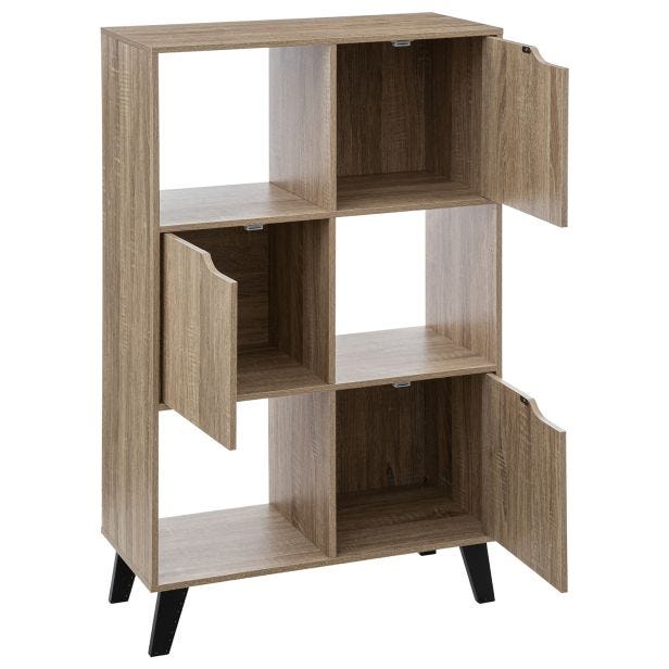 5five 6 Compartment Shelving Unit