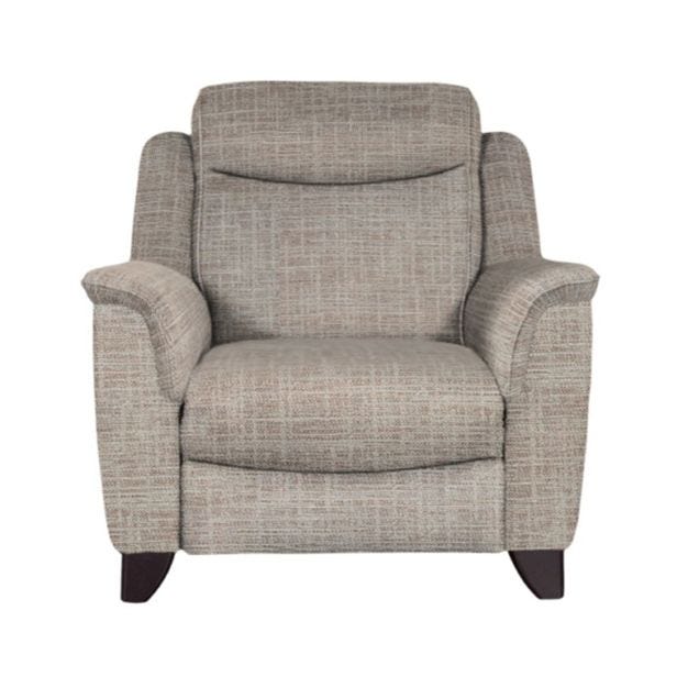 Parker Knoll Manhattan Power Recliner Fabric Armchair, Dash Oatmeal