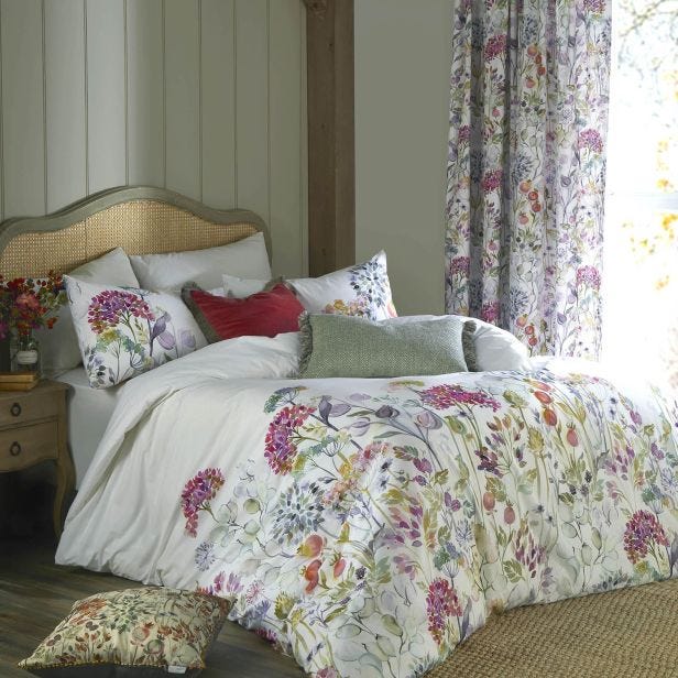 Voyage Maison Country Hedgerow Duvet Set, Super King, Lotus