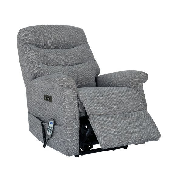Celebrity Hollingwell Grande Power Recliner Fabric Armchair, Elgin Storm