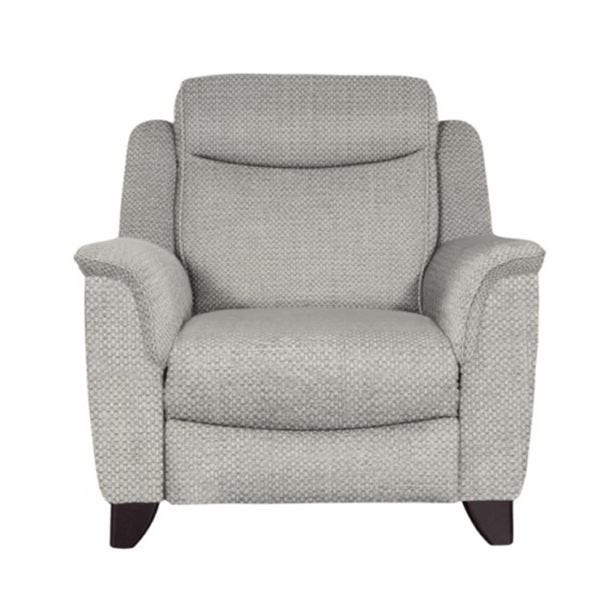 Parker Knoll Manhattan Power Recliner Fabric Armchair, Dobby Mist