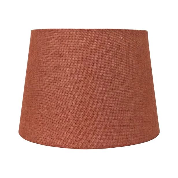 Casa Carol Empire Linen Lamp Shade, 35cm, Burnt Orange