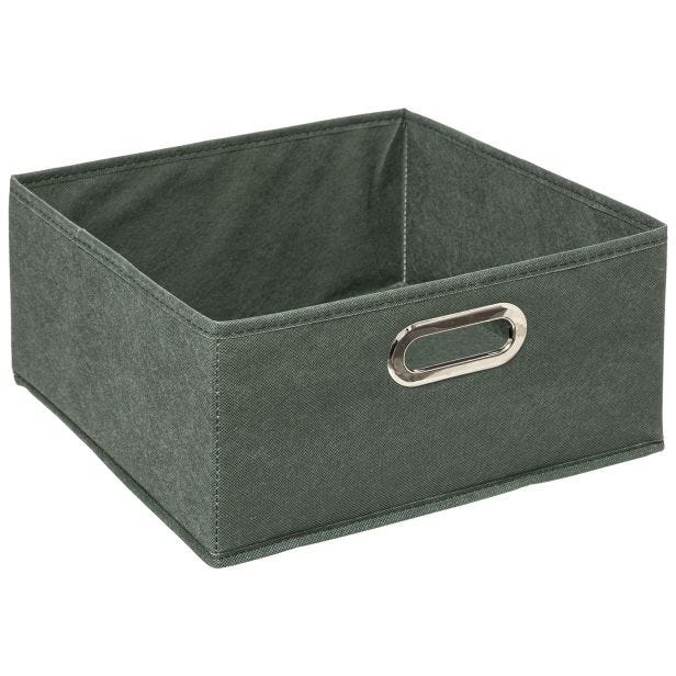 5five Compact Fabric Storage Cube, Khaki