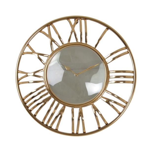 Casa Convex Wall Clock, 51cm, Gold