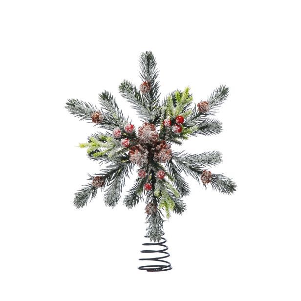 Festive Berry & Foliage Tree Topper