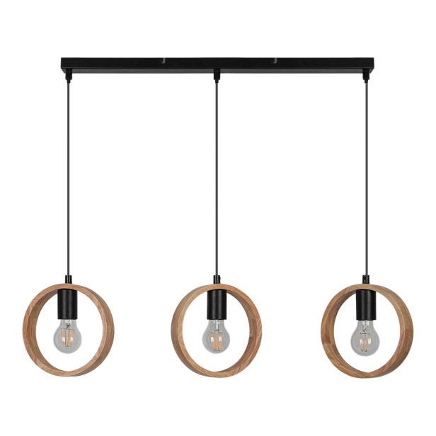 Casa Brooklyn Pendant Ceiling Light, Black