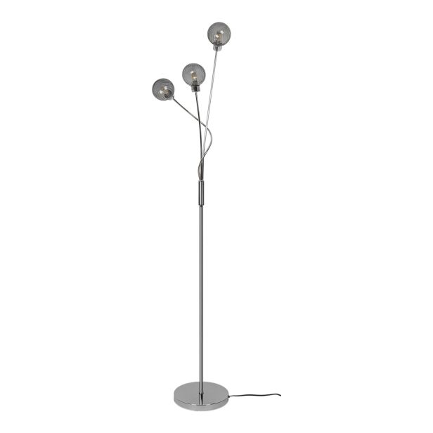 Casa Sofia Floor Lamp, Chrome