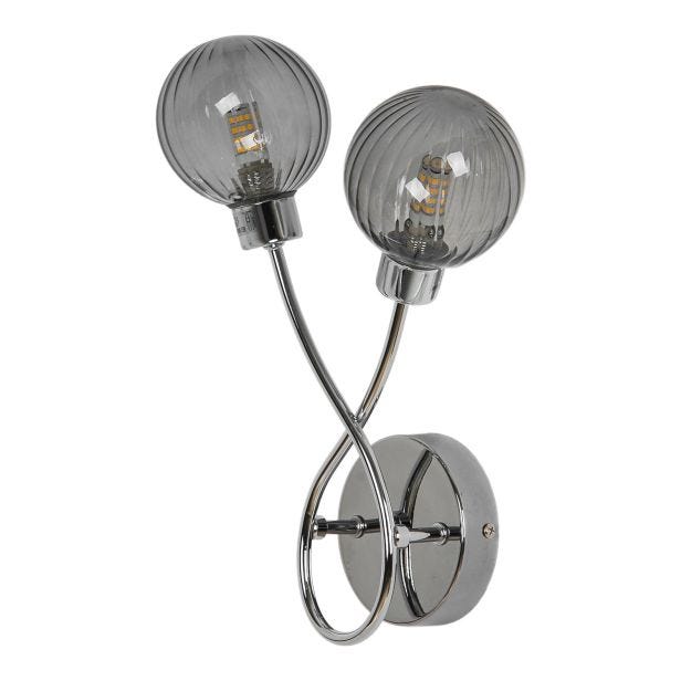 Casa Sofia Wall Light, Chrome