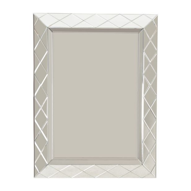 Casa Rosanna Wall Mirror, 120x90cm, Silver