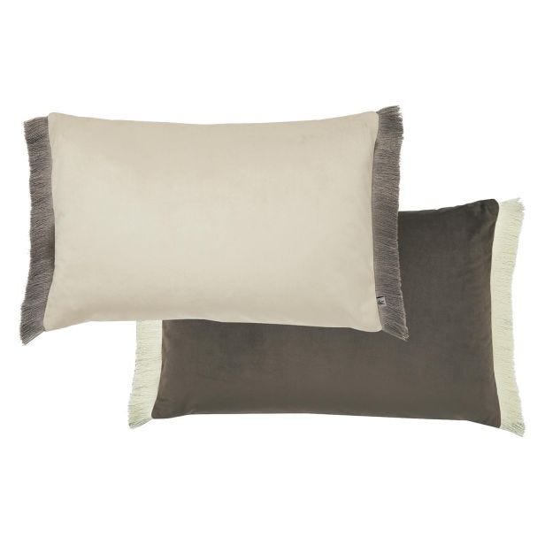 Graham & Brown Fringe Opulence Cushion, Chocolate