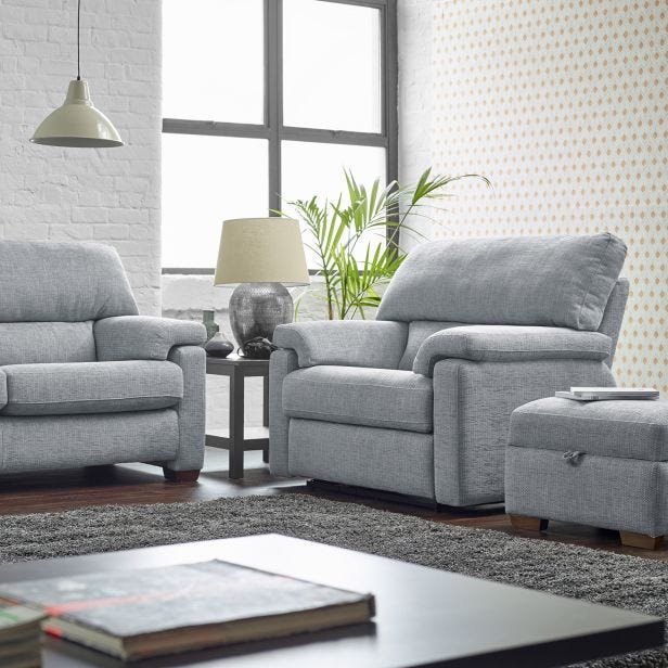 Casa Henry Fabric Storage Footstool
