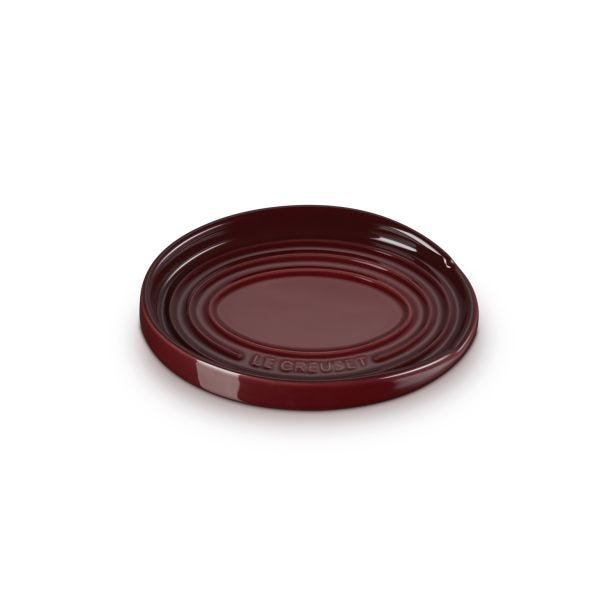 Le Creuset Stoneware Oval Spoon Rest, Garnet