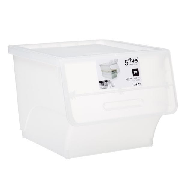 5five Plastic Storage Box, 34L