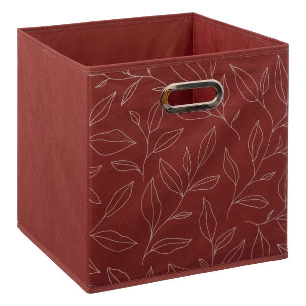5five Fabric Storage Box, Sienna Leaf 