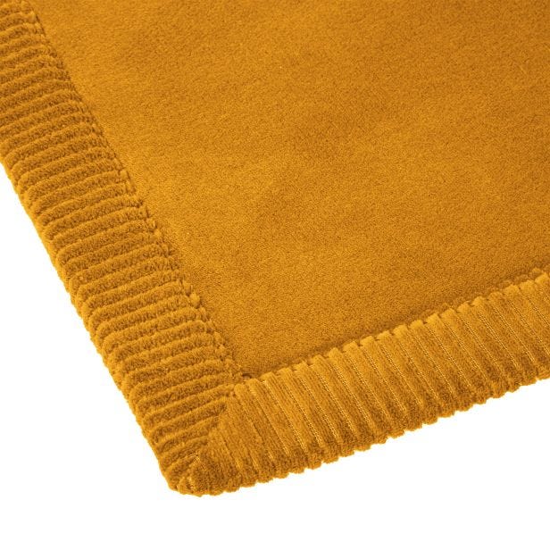 5five Border Bath Mat, Ochre